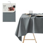 Obrus plamoodporny na stół 140x200 ciemnoszary