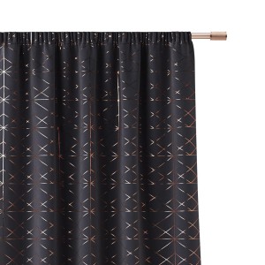 Zasłona gotowa Glammy na taśmie 140x250 Dark Grey