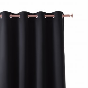 Zasłona gotowa Aura 140x250 (czarna)