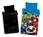Pościel świecąca w ciemności Avengers 140x200 Jerry Fabrics 
