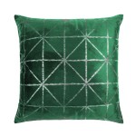 POSZEWKA WELUROWA 45x45 VELVET GLOSSY ZIELEŃ BUTELKOWA
