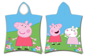 Poncho ponczo Świnka Peppa 50x115 ręcznik Jerry Fabrics
