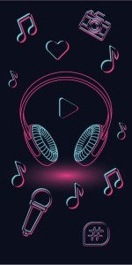 Ręcznik Music 70x140 kąpielowy plażowy Detexpol