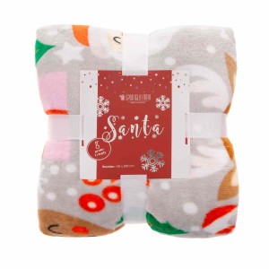 Koc świąteczny Santa 150x200 Spod Igły i Nitki