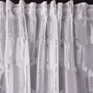 Firana ROYAL CHIC LIGHT SILVER 140x270 na taśmie