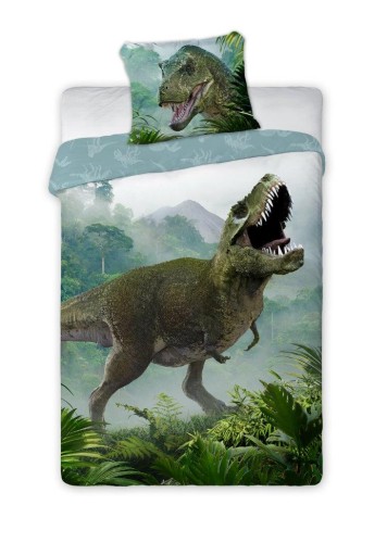 Pościel 160x200+70x80 T-REX 002 zielony EAN 5907750598045.jpg