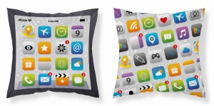 Poszewka na poduszkę jasiek 40x40 SMARTFON