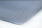 Prześcieradło jersey z gumką 160x200 (szare) 145 g/m2
