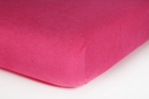 Prześcieradło frotte z gumką 140x200 (różowe) 180 g/m2