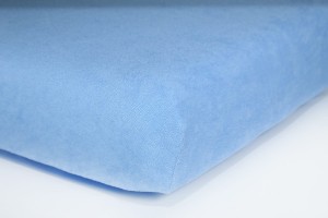 Prześcieradło frotte z gumką 140x200 (jasnoniebieskie) 180 g/m2