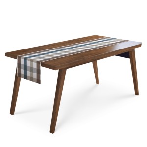 Obrus na stół BIEŻNIK 45x140 Kratka