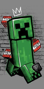 Ręcznik Minecraft 70x140 kąpielowy plażowy Jerry Fabrics 