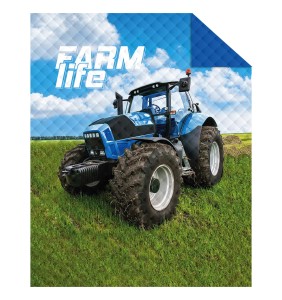 Narzuta Holland Collection Niebieski Traktor 170X210 Detexpol