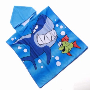 Poncho Rekin 60x120 ręcznik ponczo z kapturem