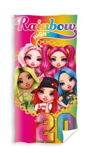 Ręcznik Rainbow High 70x140 kąpielowy plażowy Carbotex