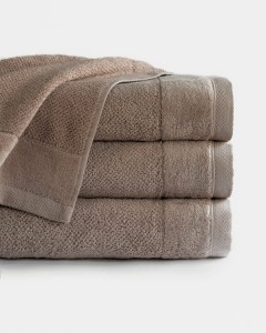 Ręcznik łazienkowy frotte Vito 100x150 Jasnobrązowy