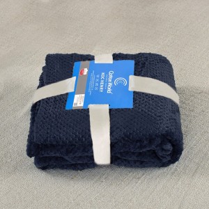 Koc Henry 200x220 Granatowy (Navy)