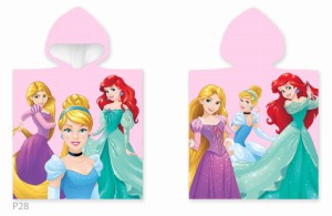 Poncho ponczo Księżniczki Princess 55x110 ręcznik Carbotex