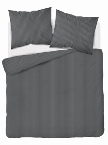Komplet pościeli z adamaszku Pure Collection 160x200 ciemnoszary