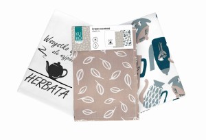 Komplet ścierek kuchennych 3 szt. 40x60 006 Herbata