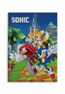 Koc licencyjny polarowy Sonic 100x140 BrandMac