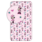 Prześcieradło bawełniane Myszka Mickey i Minnie 90x200 Jerry Fabrics