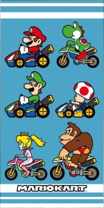 Ręcznik Mario Kart 70x140 kąpielowy plażowy Carbotex