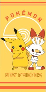 Ręcznik Pokemon 70x140 kąpielowy plażowy Carbotex