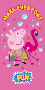 Ręcznik Świnka Peppa 70x140 kąpielowy plażowy BrandMac