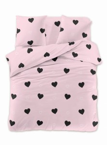 Komplet pościeli 3D Serca Love 160x200 3-częściowy