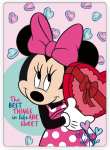 Koc licencyjny polarowy Myszka Minnie 100x140 BrandMac