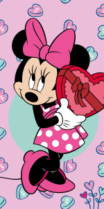 Ręcznik Myszka Minnie 70x140 kąpielowy plażowy Jerry Fabrics