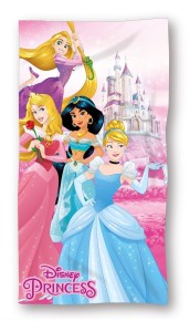 Ręcznik Princess Księżniczki 70x140 kąpielowy plażowy Faro
