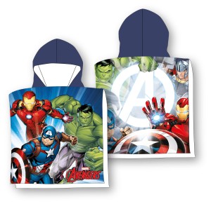 Poncho ponczo Avengers 55x110 ręcznik z kapturem Faro