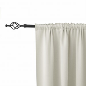 Matowa zasłona gotowa na taśmie 140x250 jasnoszara