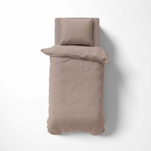 Komplet pościeli z adamaszku Pure Collection 140x200 taupe