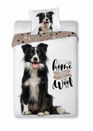 Pościel 160x200+70x80 Best Friends 022 Pies Border Collie EAN 5904541920528.jpg
