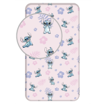 Prześcieradło bawełniane Lilo and Stitch 90x200 Jerry Fabrics