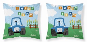 Poszewka na poduszkę 40x40 Jasiek Blue Happy Farm Detexpol