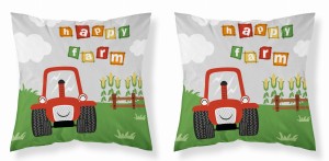 Poszewka na poduszkę 40x40 Jasiek Happy Farm Detexpol