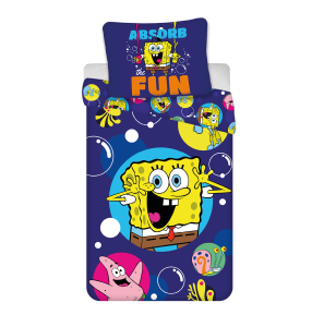 Pościel do łóżeczka SpongeBob Kanciastoporty 100x135 BrandMac