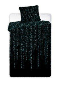 Pościel świecąca w ciemności MATRIX 140x200 Faro