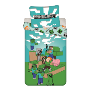 Pościel licencyjna Minecraft 140x200 Jerry Fabrics