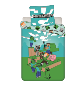 Pościel licencyjna Minecraft 160x200 Jerry Fabrics