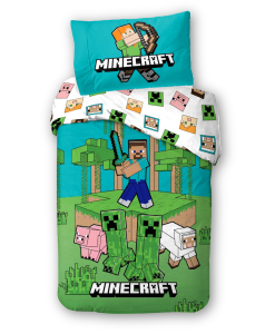 Pościel licencyjna Minecraft 140x200 BrandMac