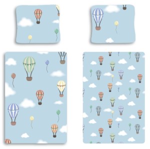 Pościel do łóżeczka Balony 100x135