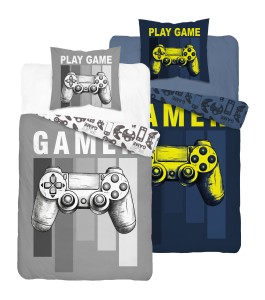 Pościel świecąca w ciemności Gamer 160x200 Detexpol