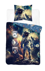 Pościel Astronauta Kosmos 160x200 Detexpol