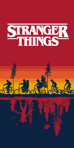 Ręcznik Stranger Things 70x140 kąpielowy plażowy Jerry Fabrics