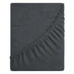 Prześcieradło frotte z gumką 60x120 (popiel ciemny) 190 g/m2 DeLux